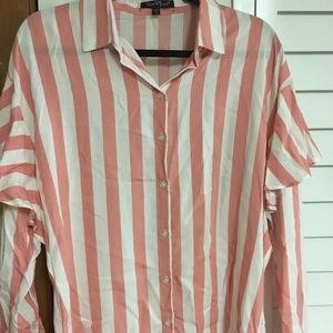 Velvet heart striped top